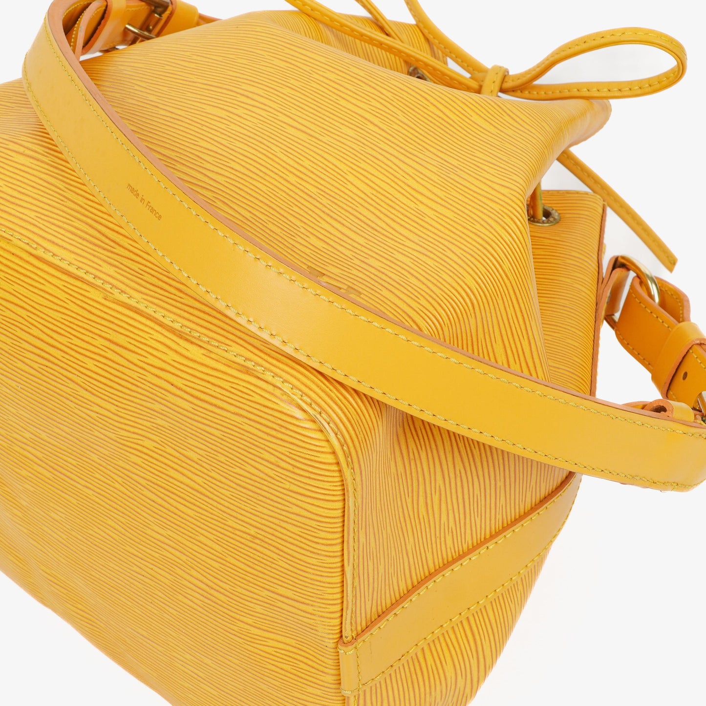 Louis Vuitton Petit Noe Yellow EPI Leather Shoulder Bag