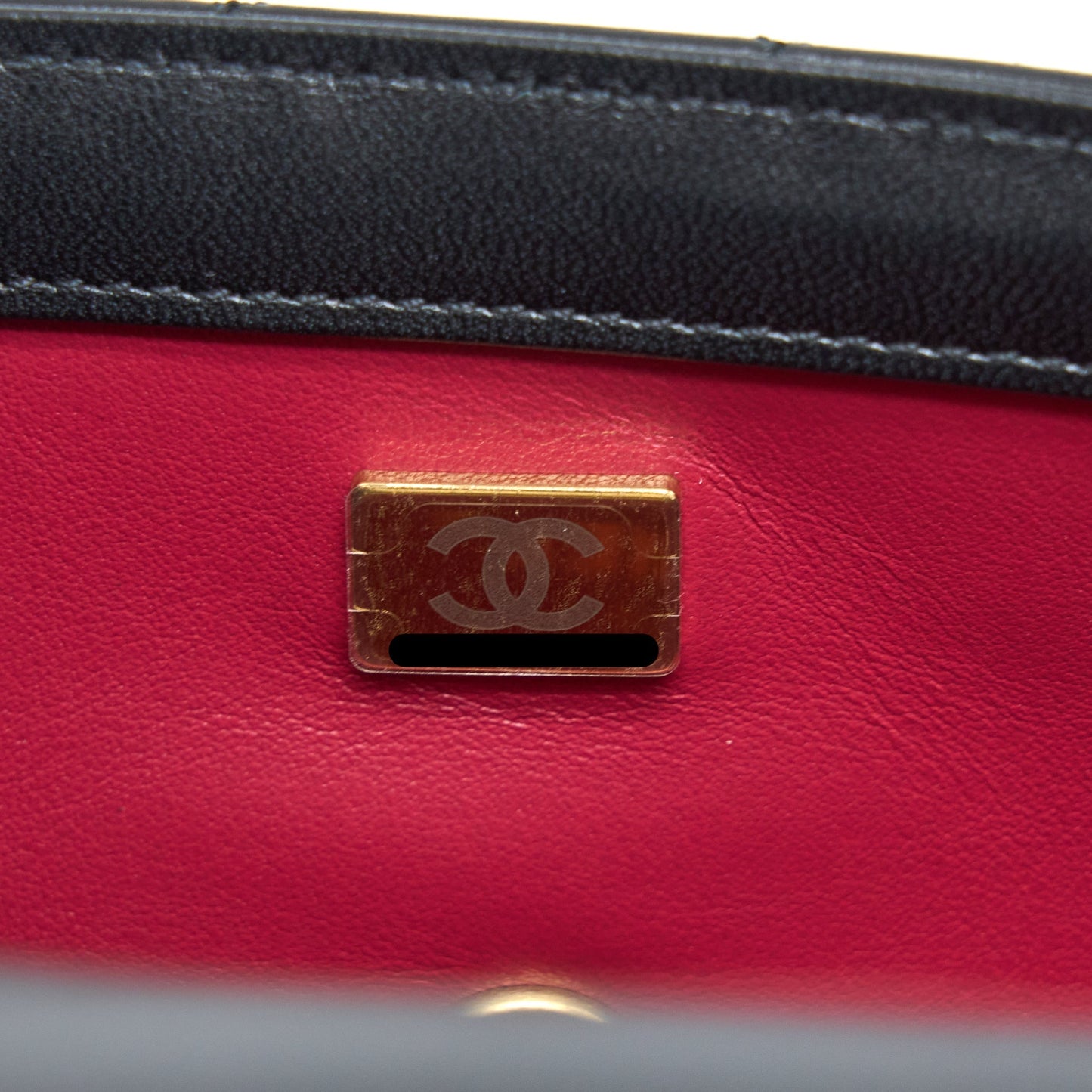 Chanel 23S Camellia Chain Mini Rectangular Lambskin Black Brushed  (Microchip)