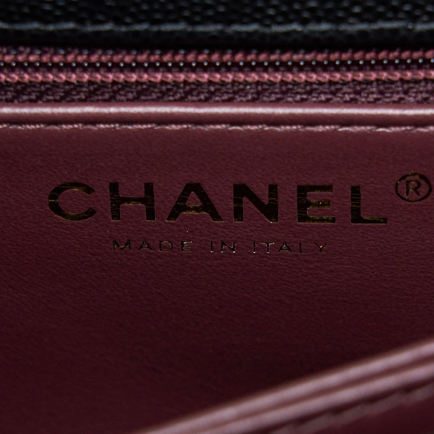 Chanel Small Coco Handle Flap Bag Caviar Black L (Microchip)