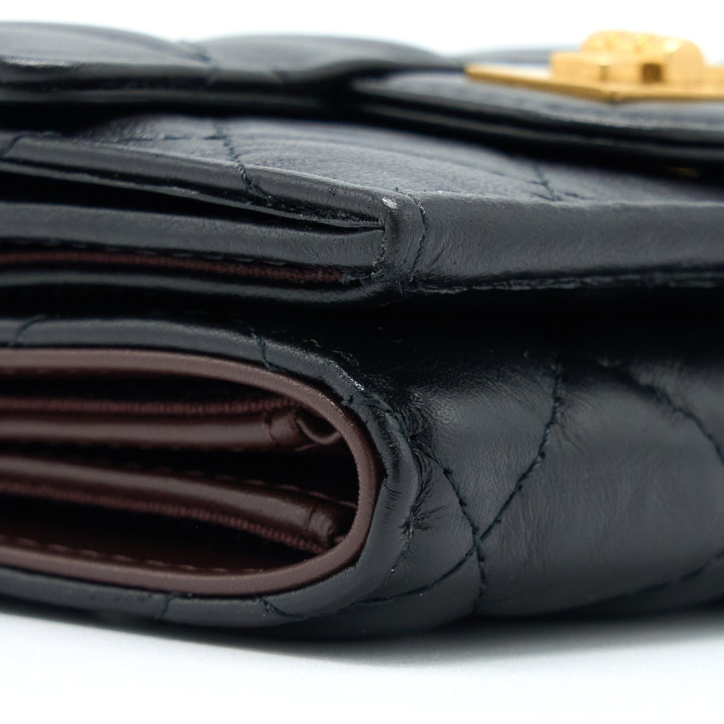 Chanel Reissue Compact Wallet Calfskin Black
