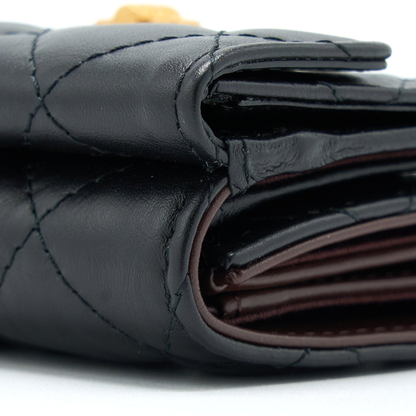 Chanel Reissue Compact Wallet Calfskin Black