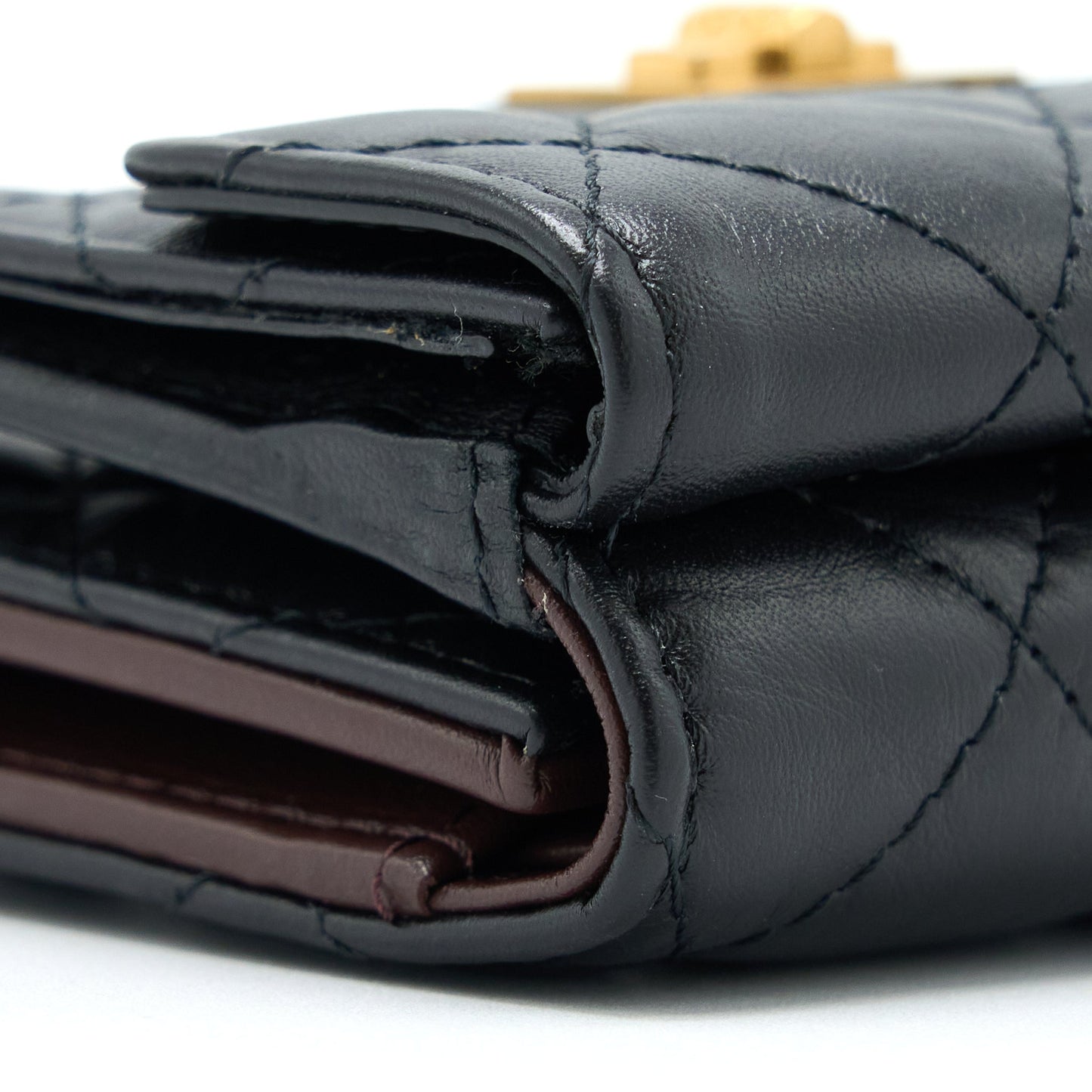 Chanel Reissue Compact Wallet Calfskin Black