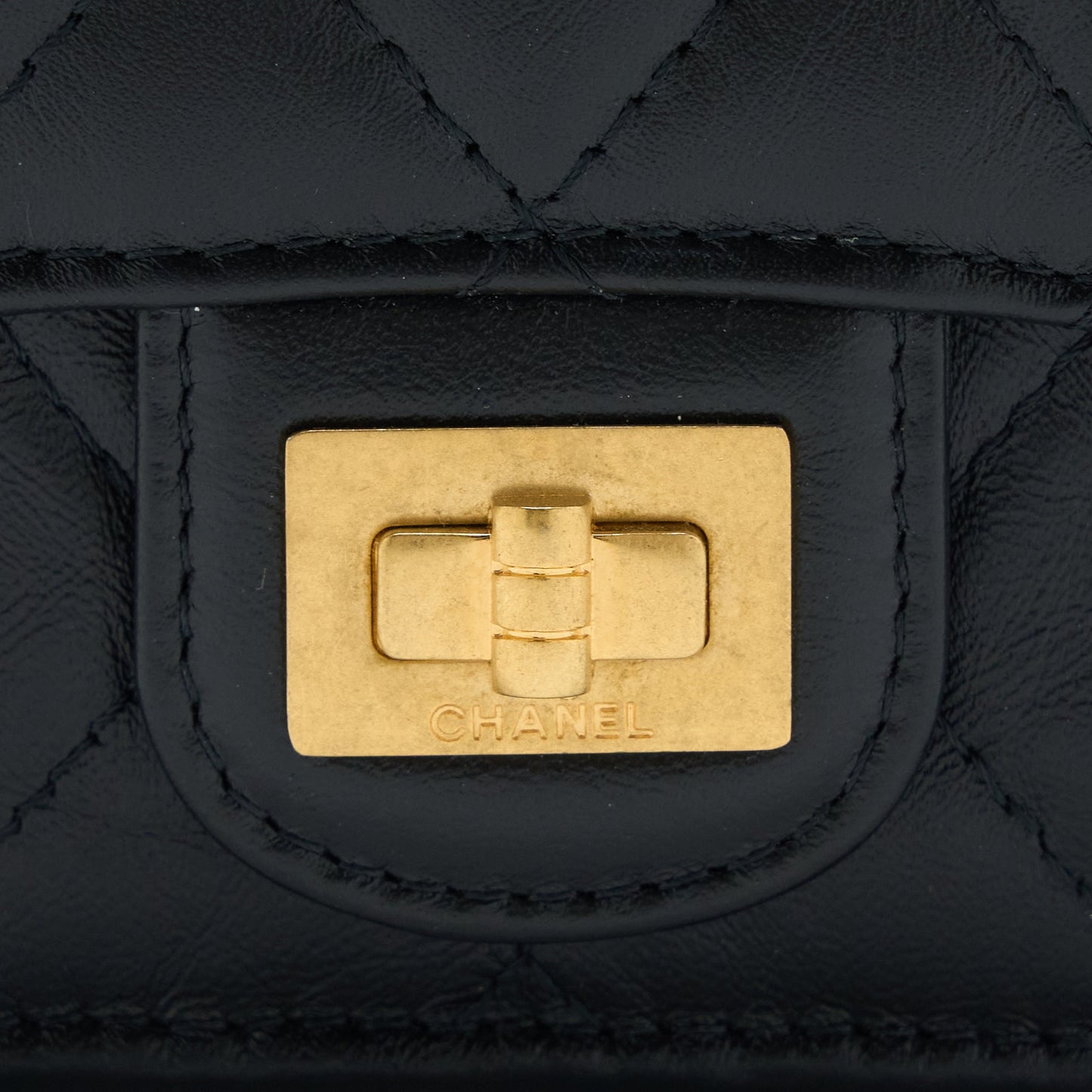 Chanel Reissue Compact Wallet Calfskin Black