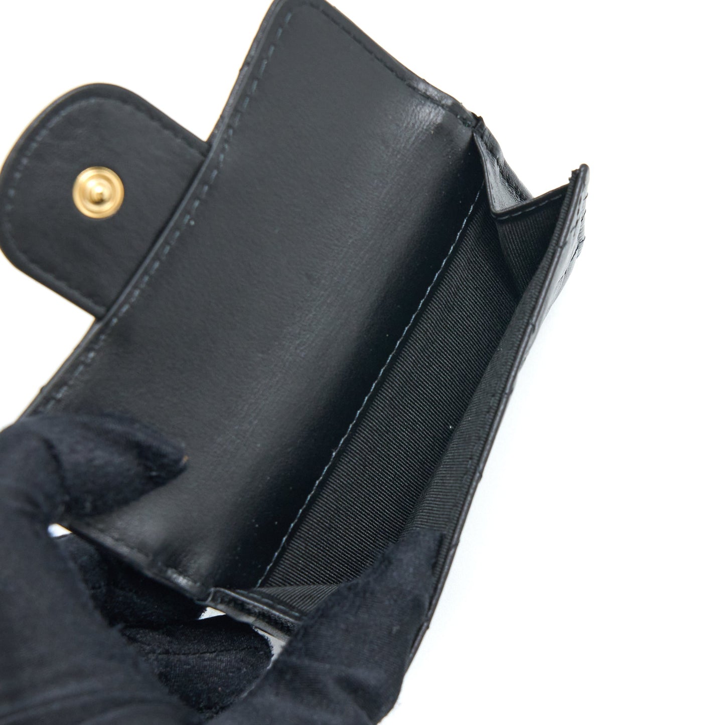 Chanel Reissue Compact Wallet Calfskin Black