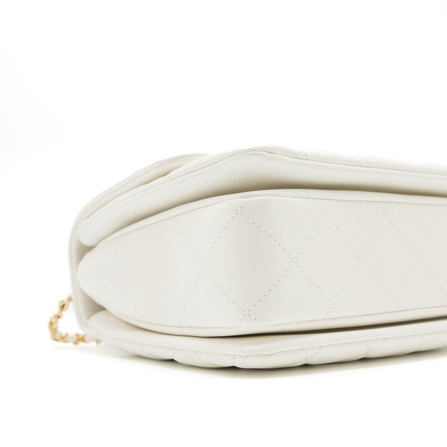 Chanel 21K Coco First Caviar White Brushed  (Microchip)