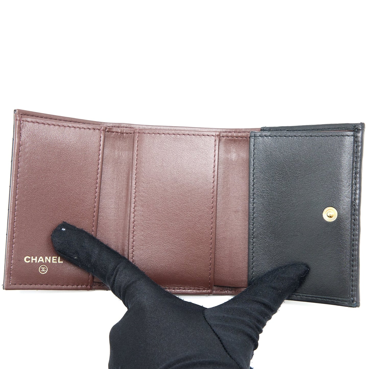Chanel Reissue Compact Wallet Calfskin Black