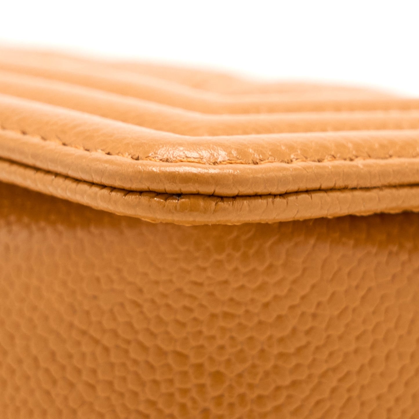 Chanel Small Boy Bag Caviar 21A NC630 Caramel L (Microchip)