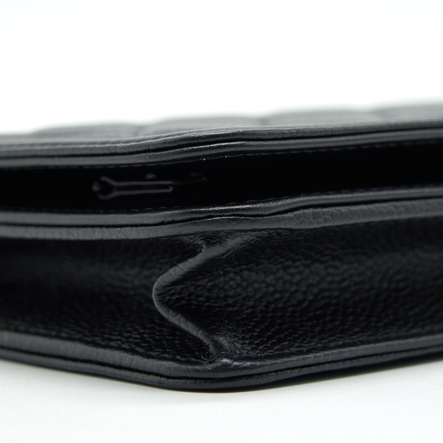 Chanel Leboy Wallet On Chain WOC Caviar Black