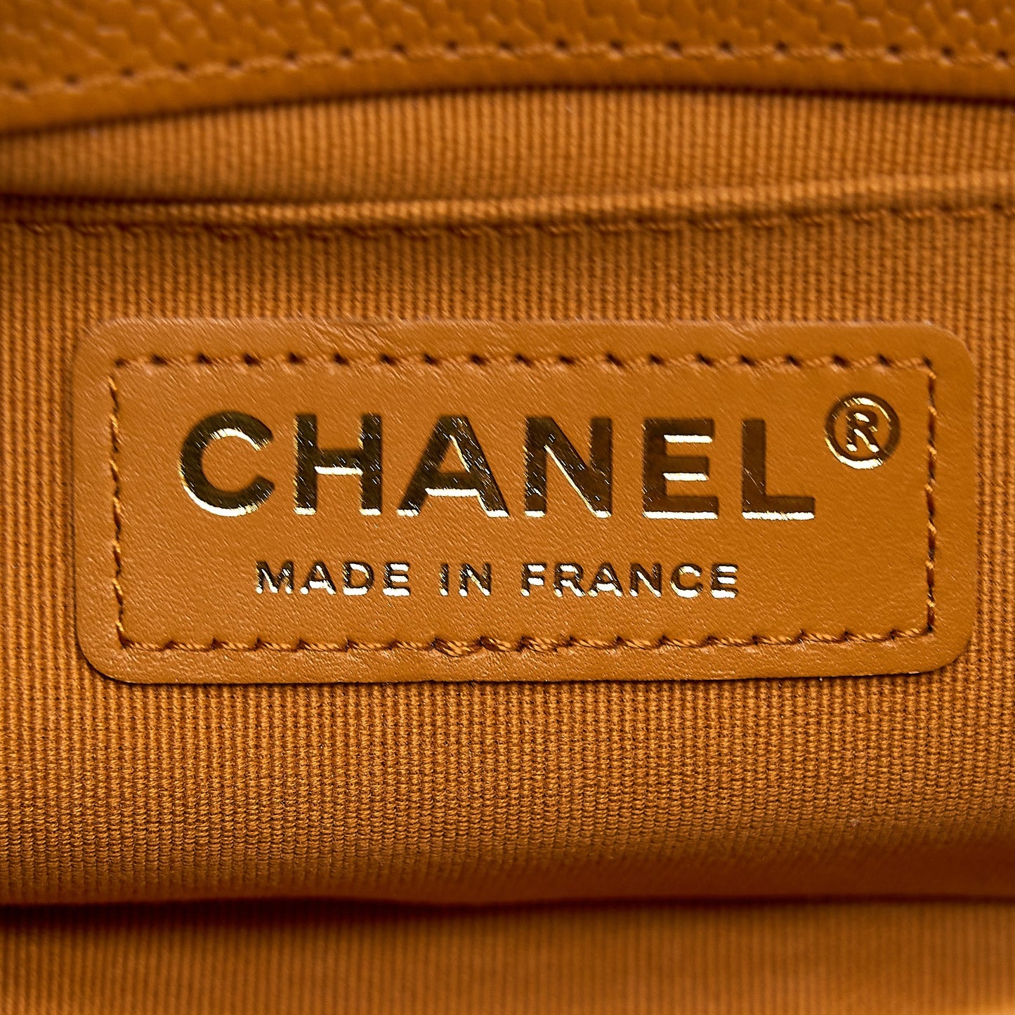 Chanel Small Boy Bag Caviar 21A NC630 Caramel L (Microchip)