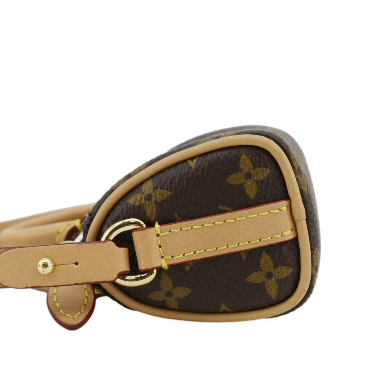 LOUIS VUITTON  Monogram Canvas Bag Charm Brown
