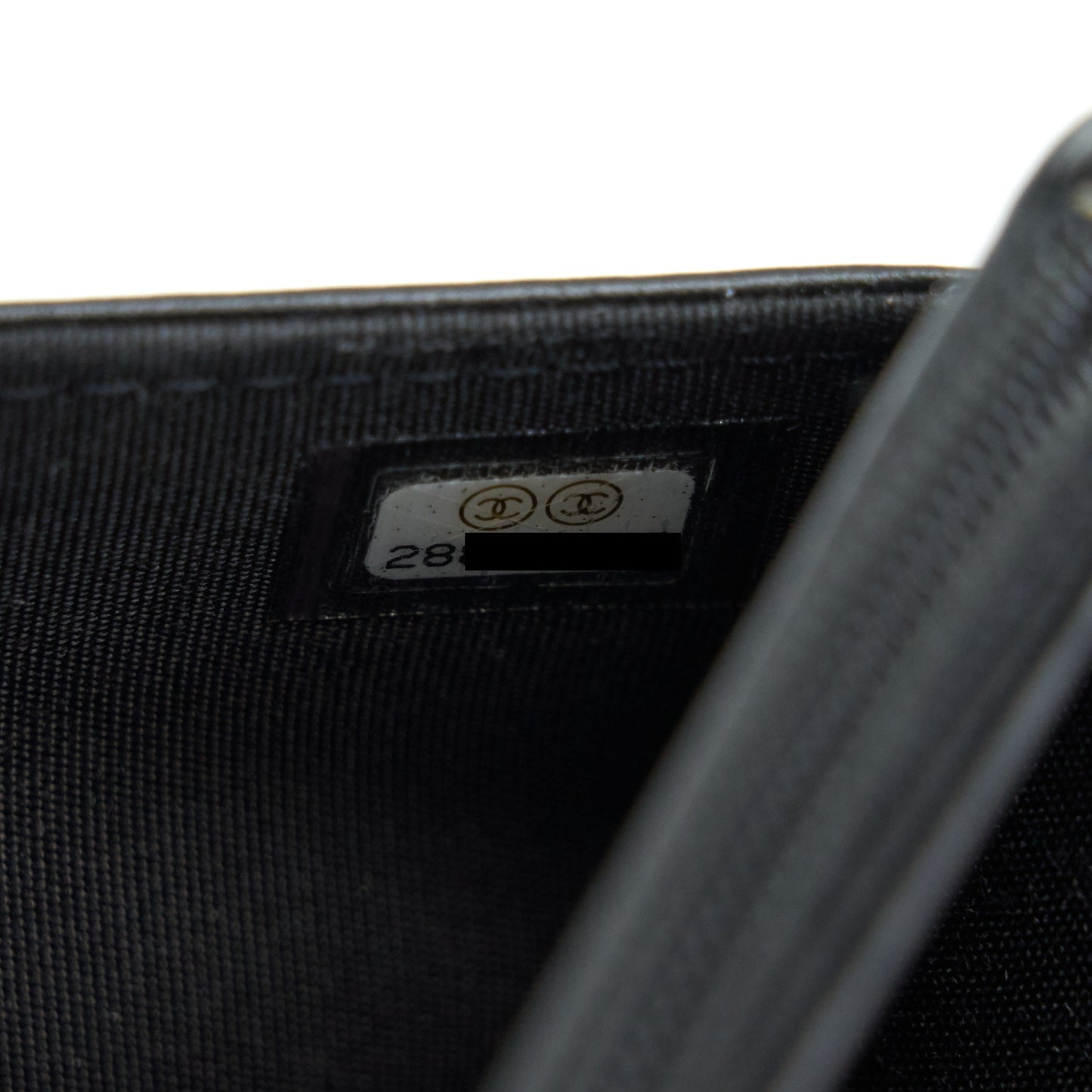 Chanel Leboy Wallet On Chain WOC Caviar Black