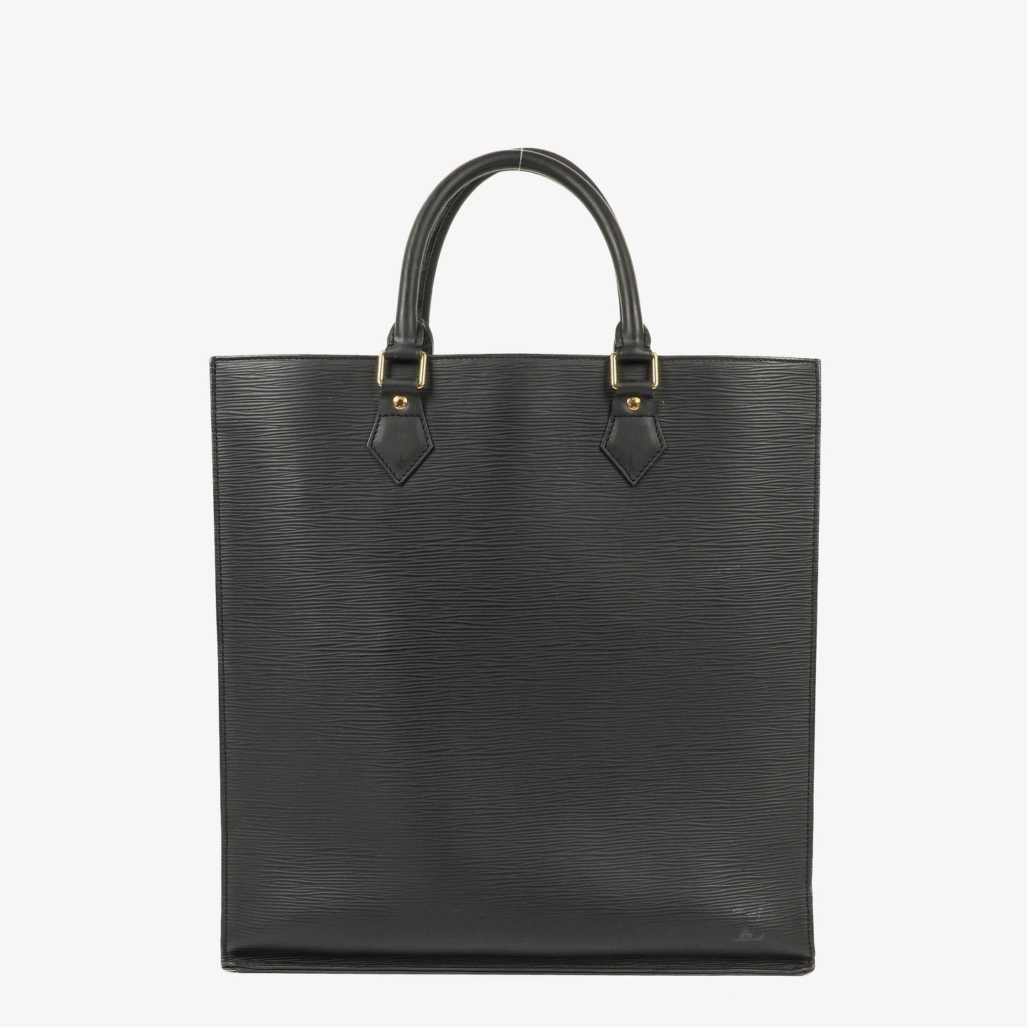 Louis Vuitton Sac Plat Black Epi Leather Bag