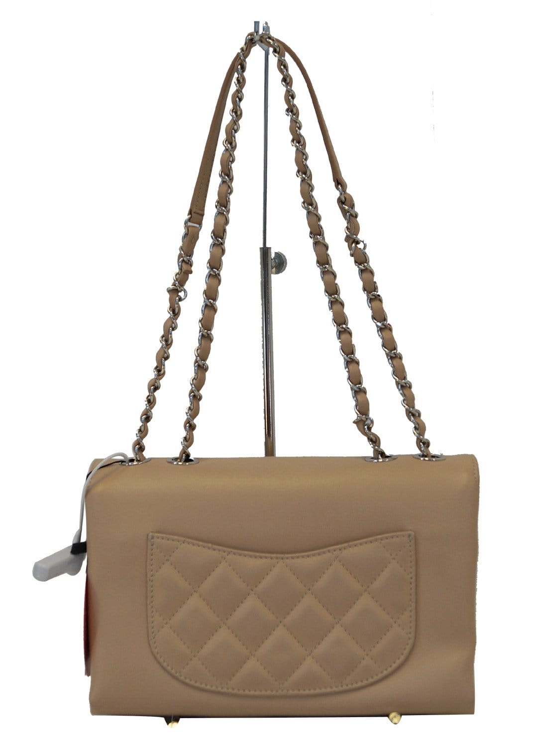 Rare CHANEL Classic Quilted Leather Double Chain CC Shoulder Bag