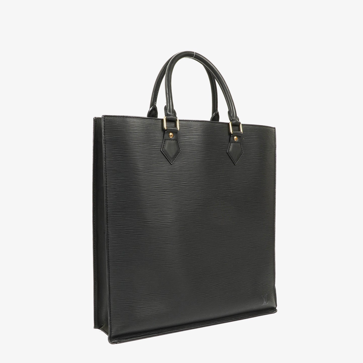 Louis Vuitton Sac Plat Black Epi Leather Bag