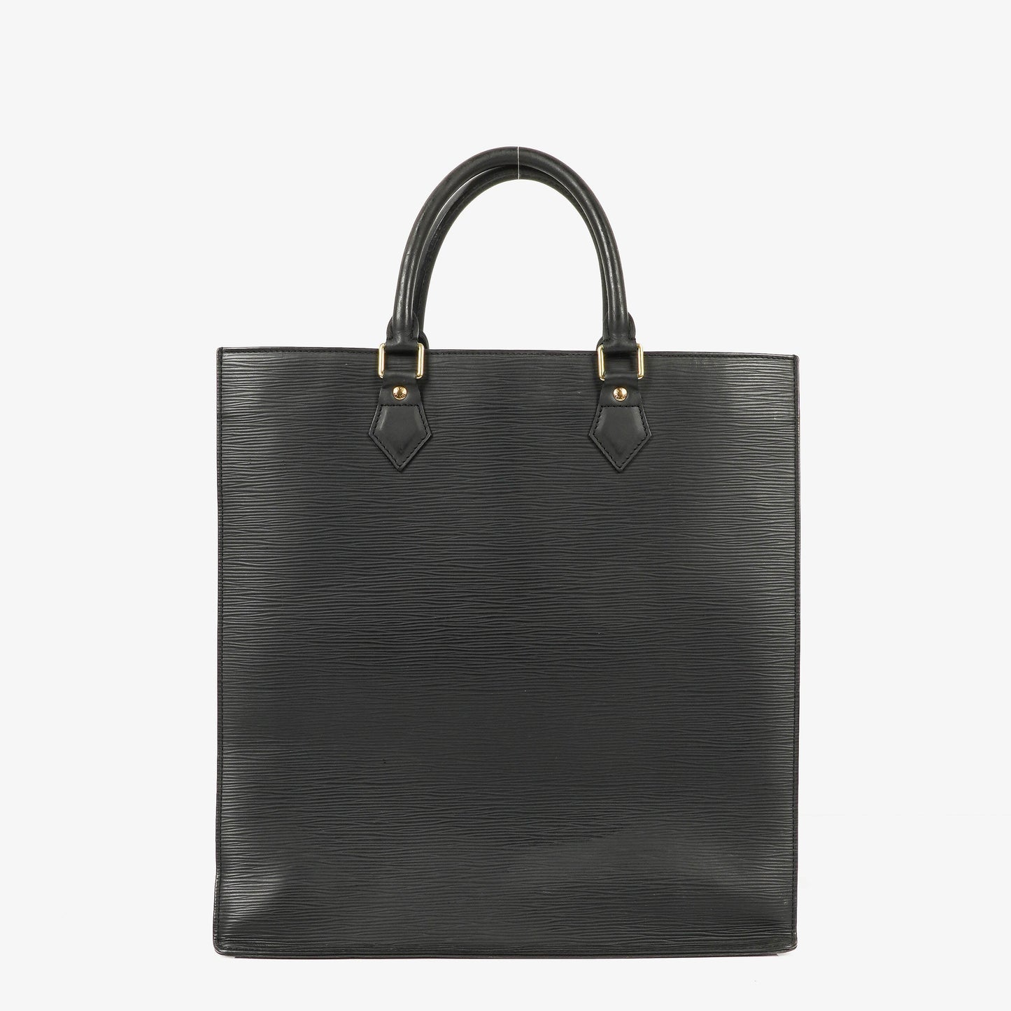 Louis Vuitton Sac Plat Black Epi Leather Bag