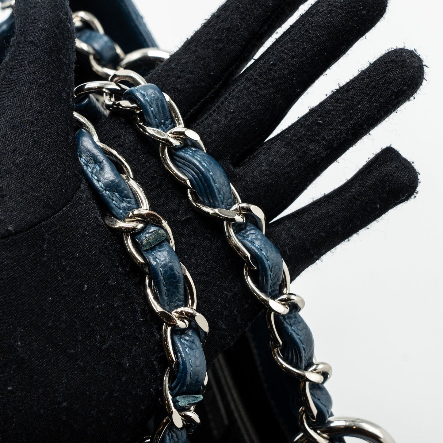 Chanel Grand Shopping Tote/ GST Caviar Dark Blue