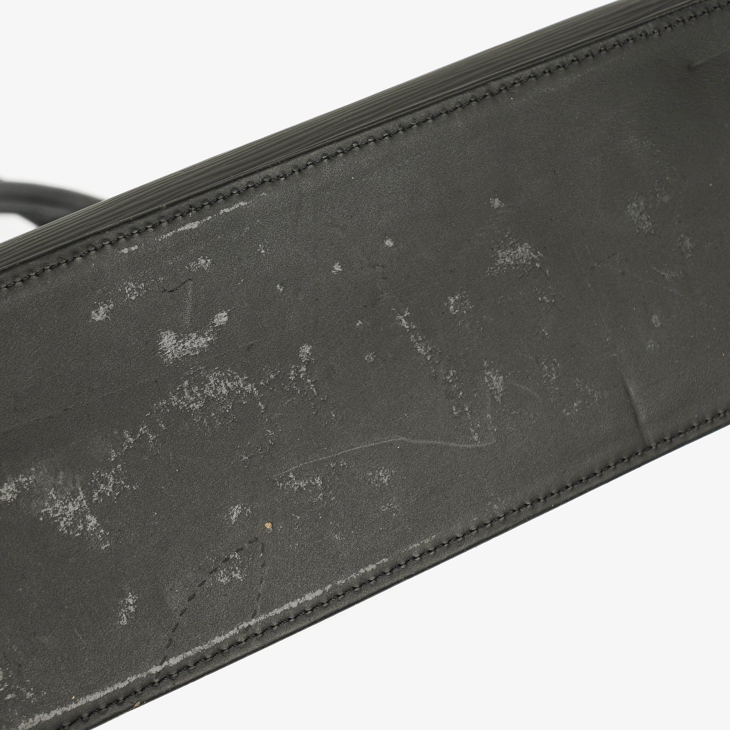 Louis Vuitton Sac Plat Black Epi Leather Bag