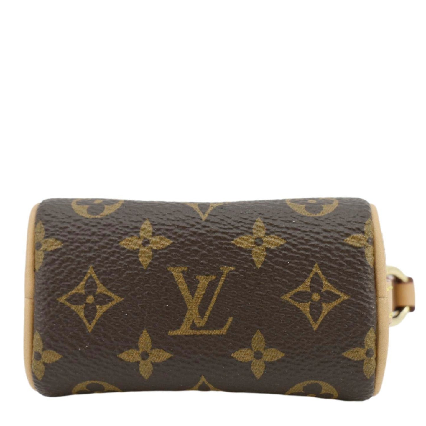 LOUIS VUITTON  Monogram Canvas Bag Charm Brown
