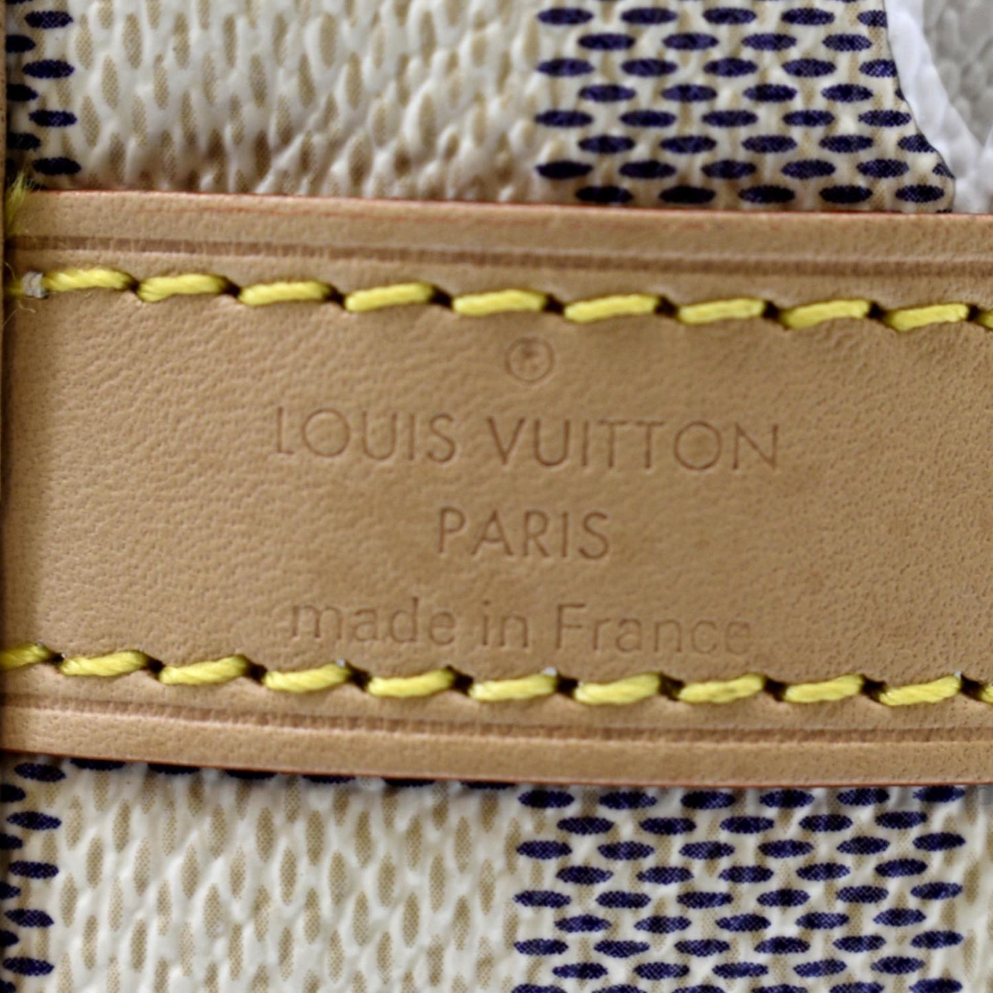 LOUIS VUITTON Nautical  25 Bandouliere Damier Azur Shoulder Bag White