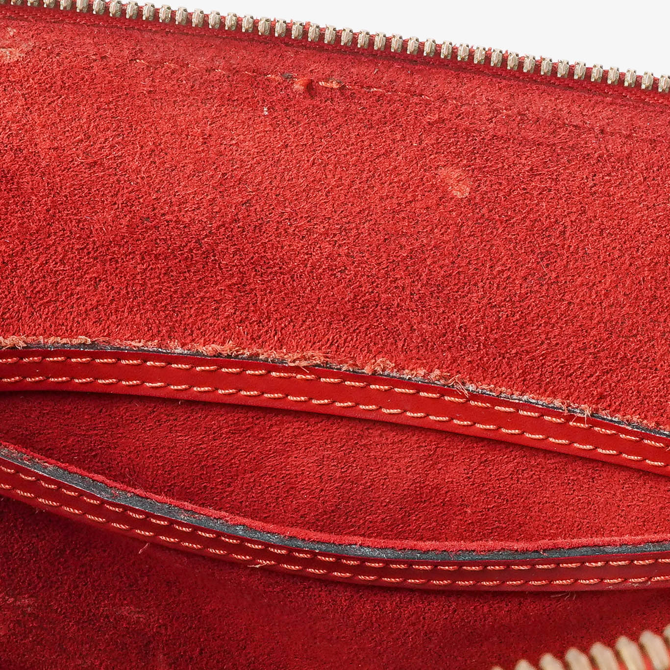Louis Vuitton Alma PM In Red EPI Leather Handbag
