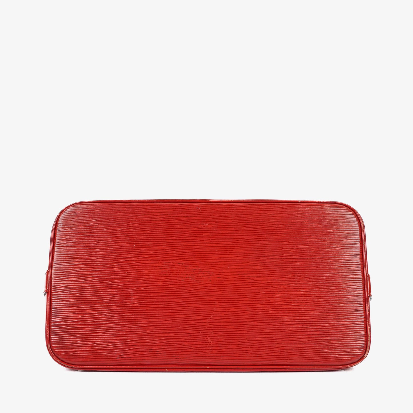 Louis Vuitton Alma PM In Red EPI Leather Handbag