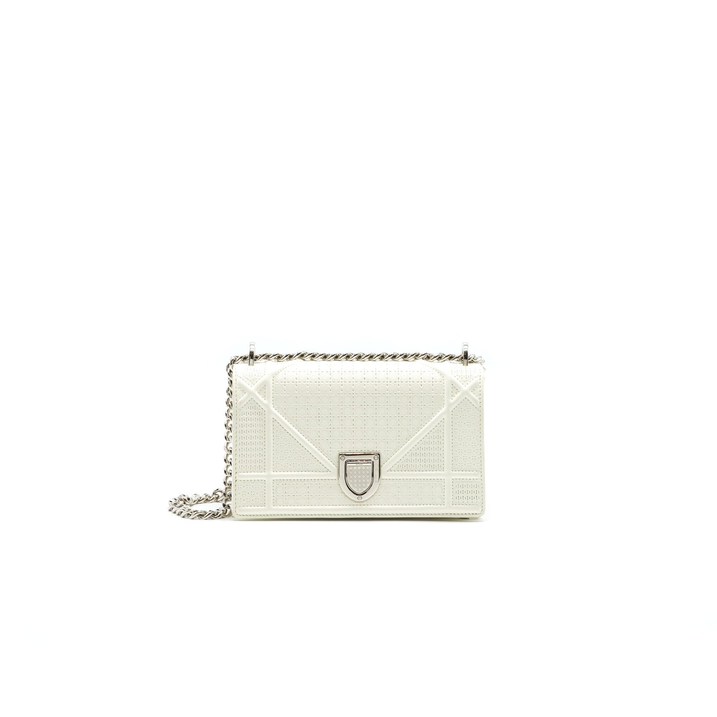 Dior mini Diorama Purse White with
