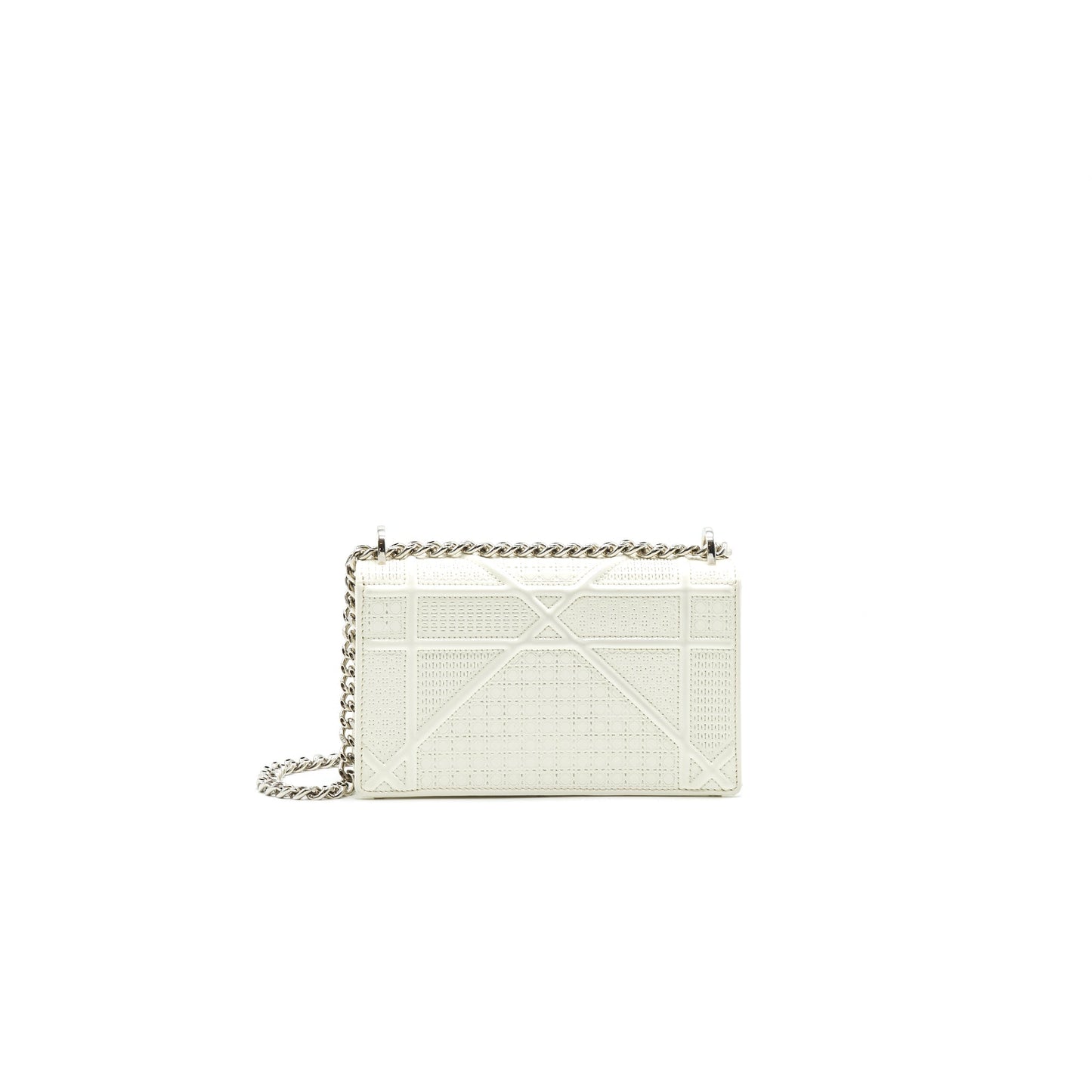 Dior mini Diorama Purse White with