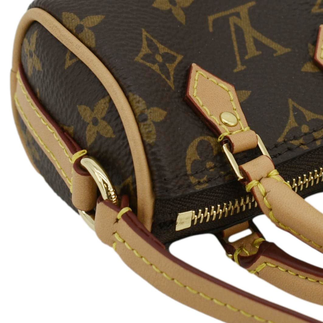 LOUIS VUITTON  Monogram Canvas Bag Charm Brown