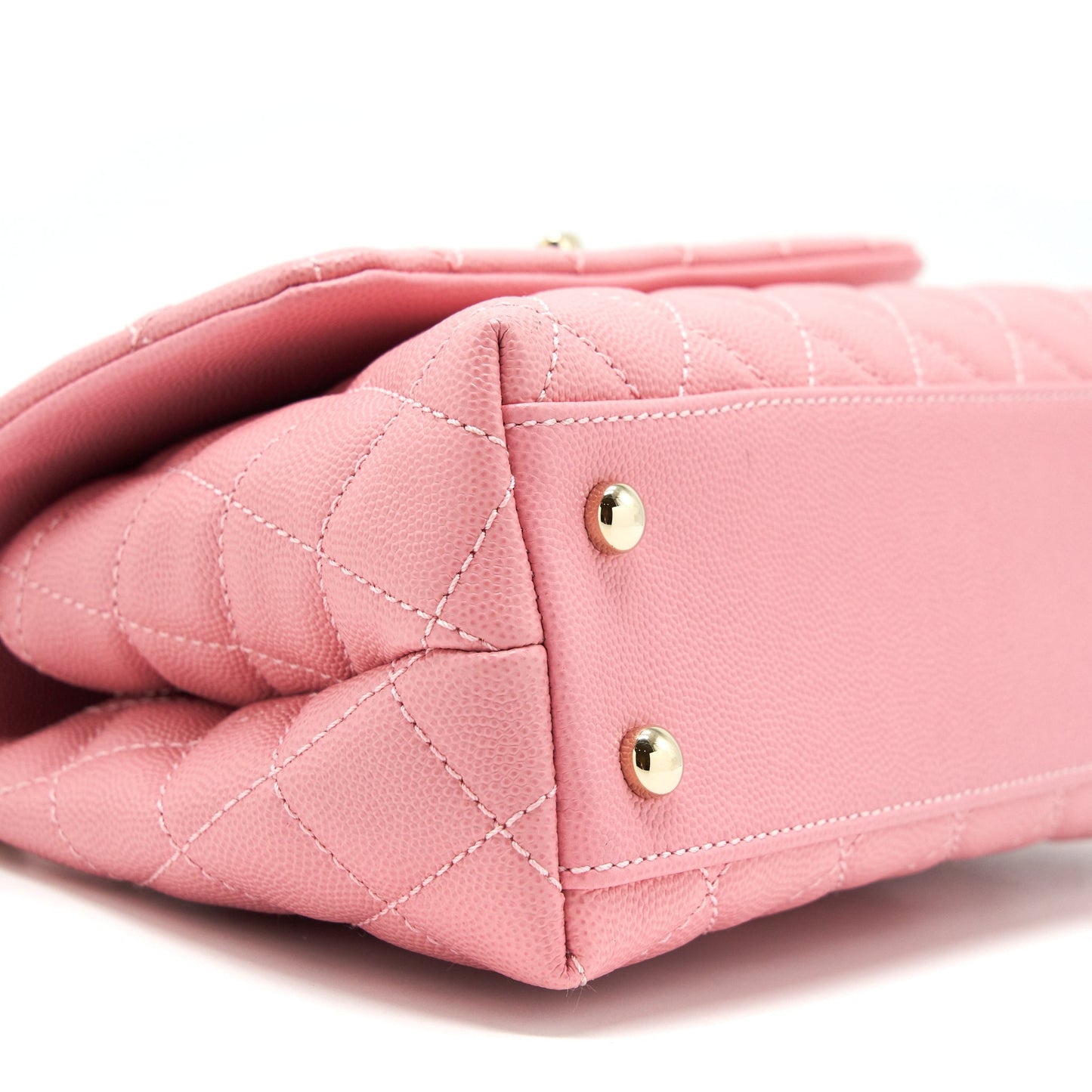 Chanel Small Coco Handle 24cm Caviar Pink L
