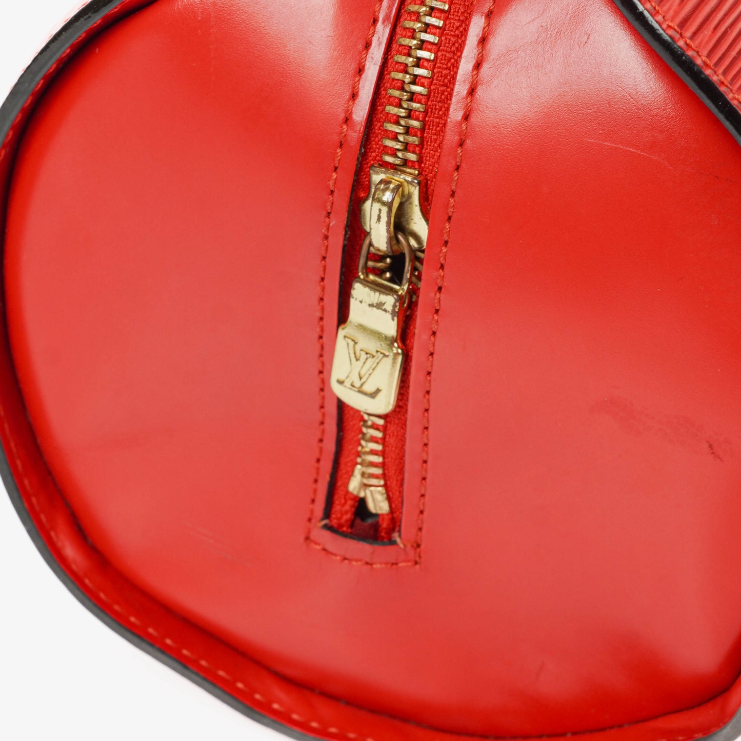 Louis Vuitton Soufflot Handbag In Red Epi Leather