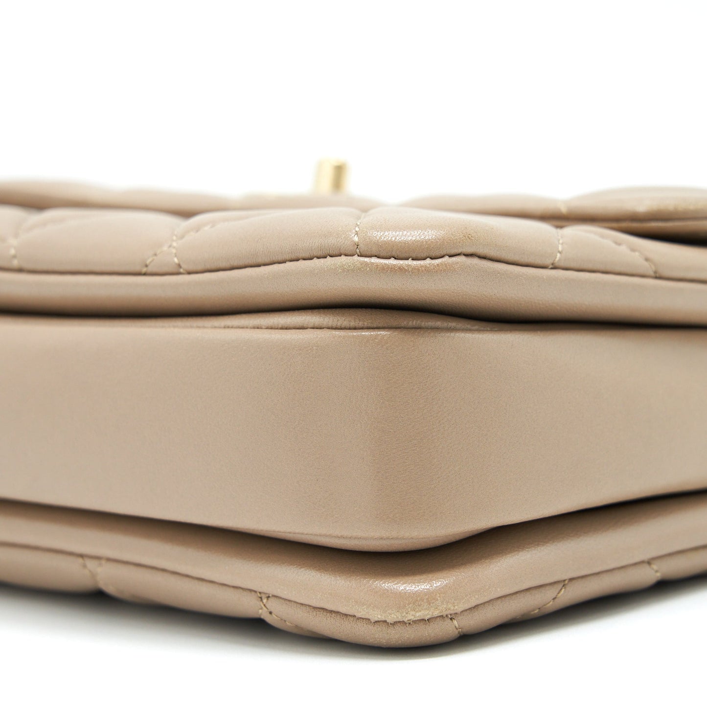 Chanel Trendy CC Flap Bag Lambskin Beige L