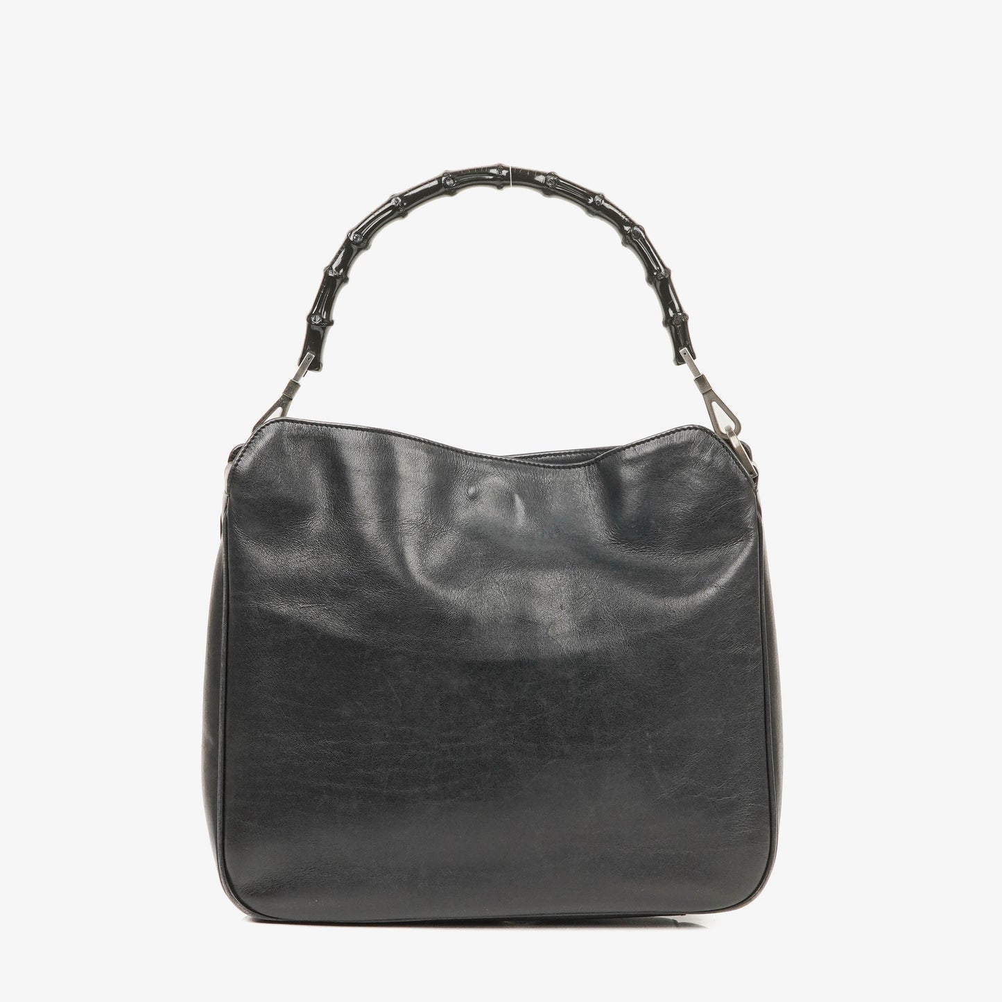 Gucci Leather Bamboo Top Handle Bag