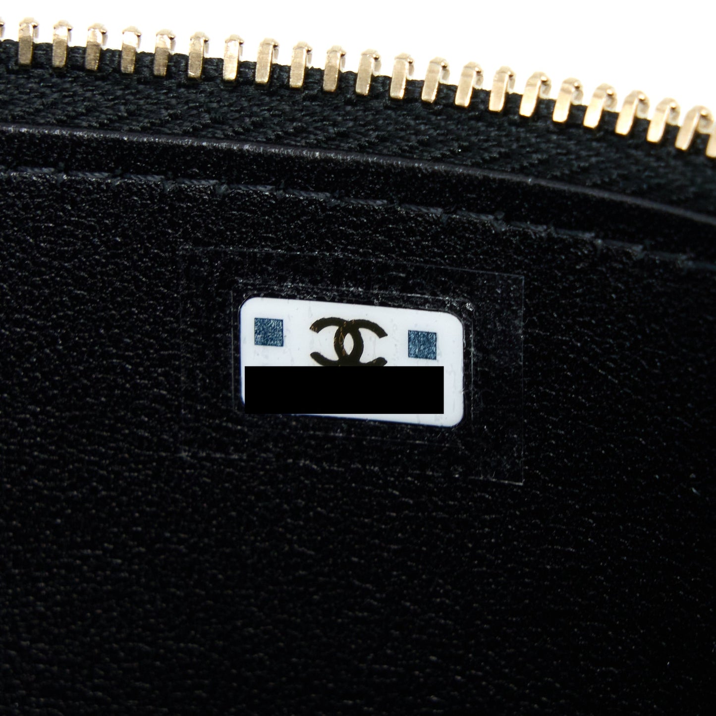 Chanel 22A Top Handle Long Vanity With Chain Lambskin Black L