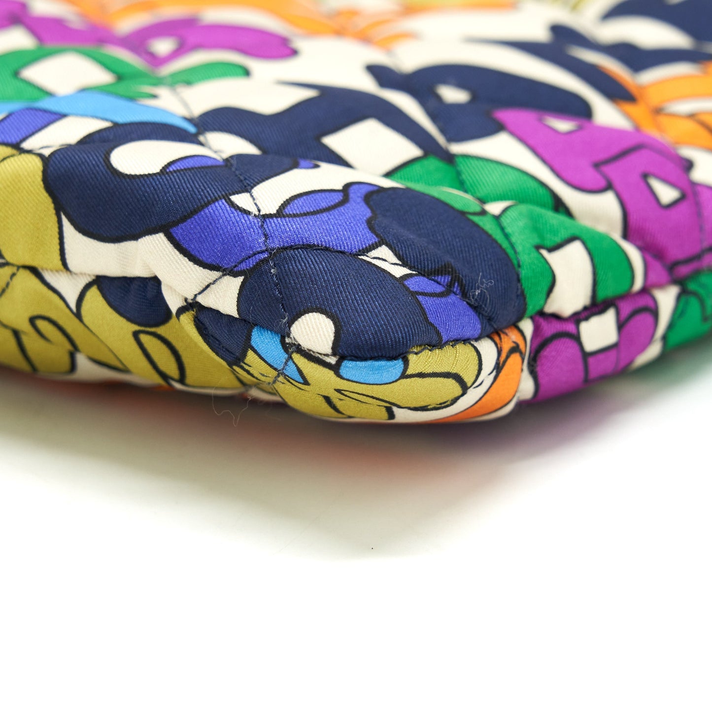 Chanel 21K Printed Barricades Quilted Logo Shopping Tote Bag Multicolour L