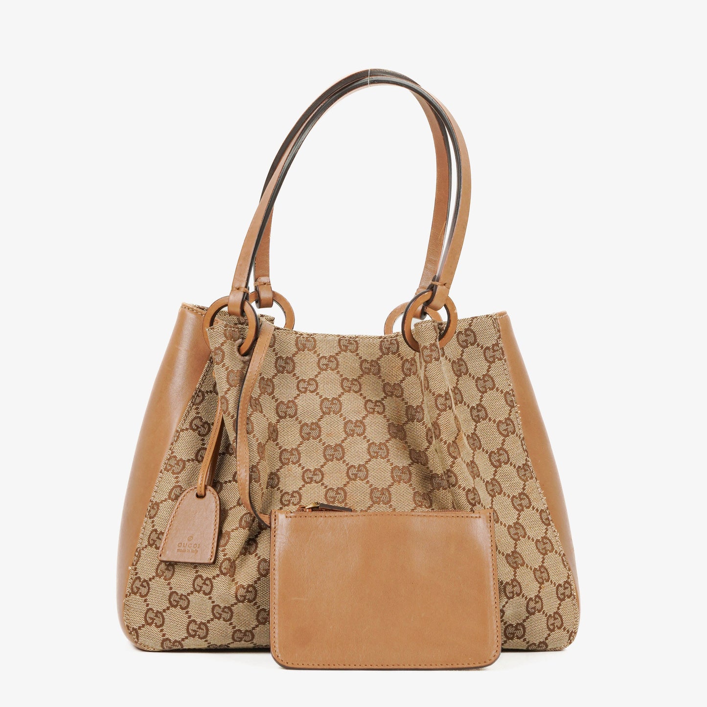 Gucci GG Canvas Beige Tote Bag