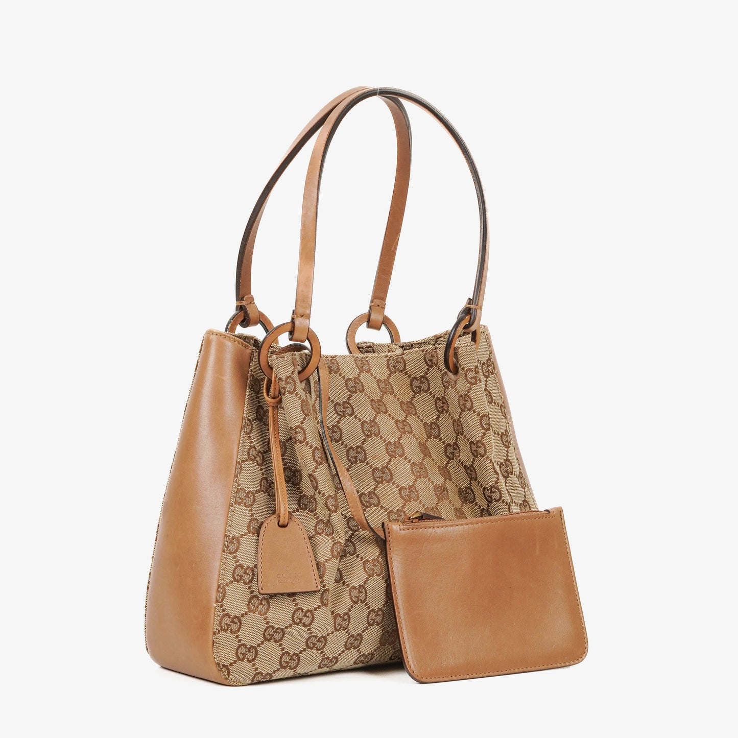 Gucci GG Canvas Beige Tote Bag