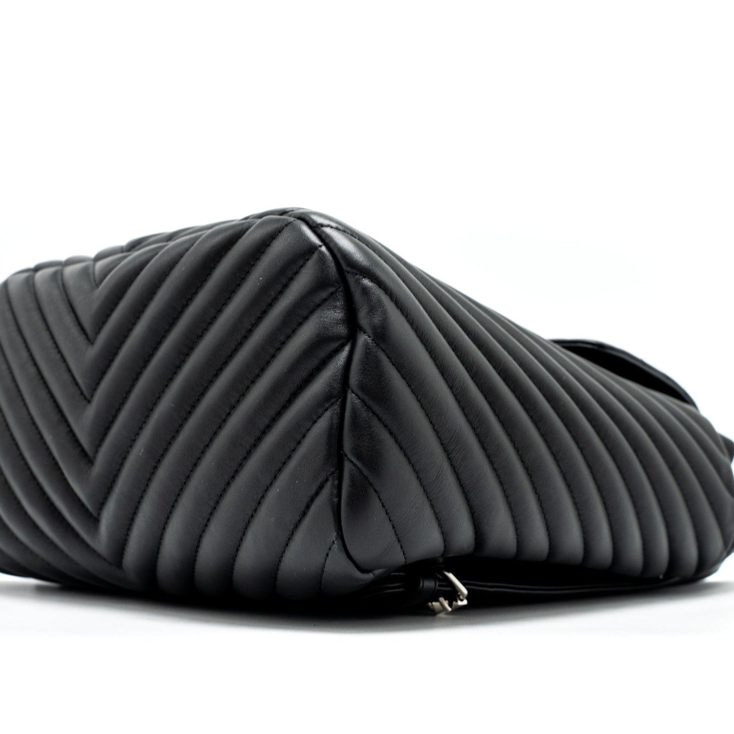 Chanel Urban Spirit Backpack Chevron Calfskin Black