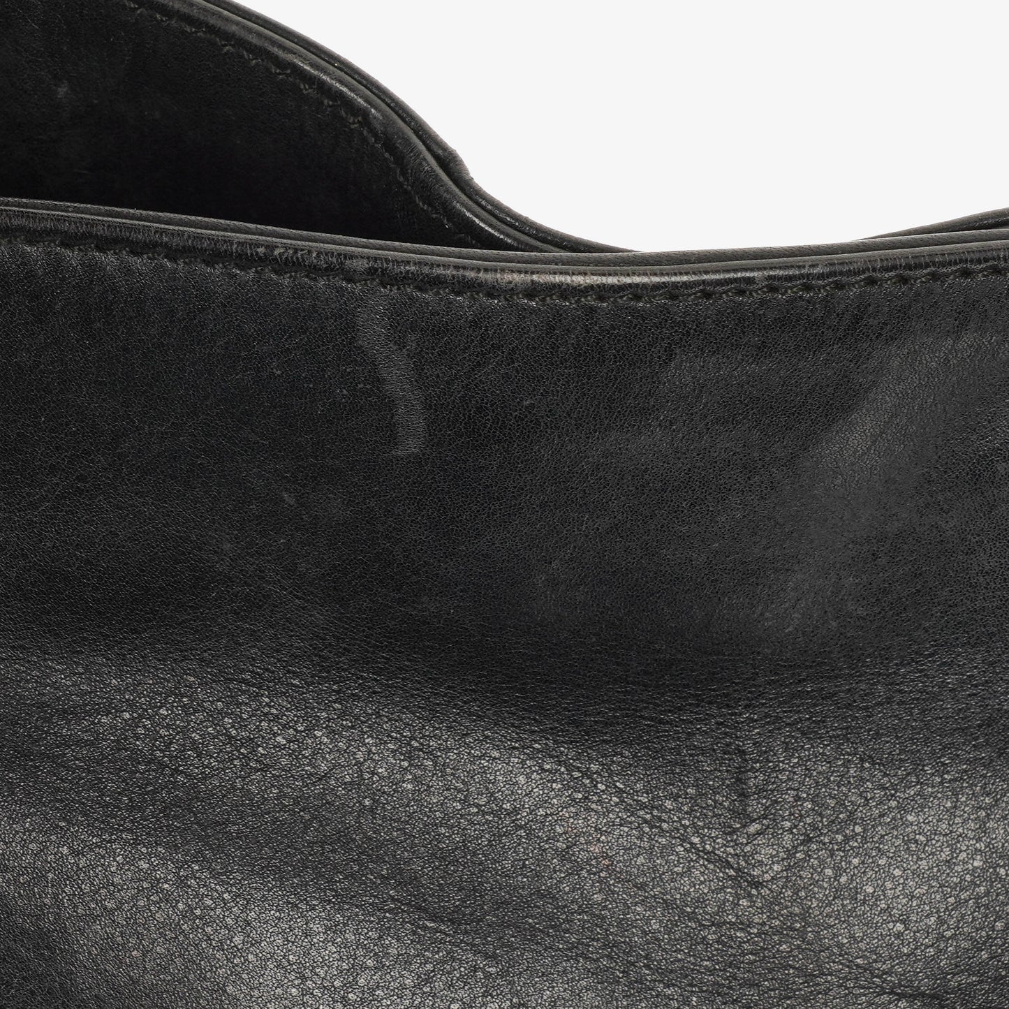 Gucci Leather Bamboo Top Handle Bag