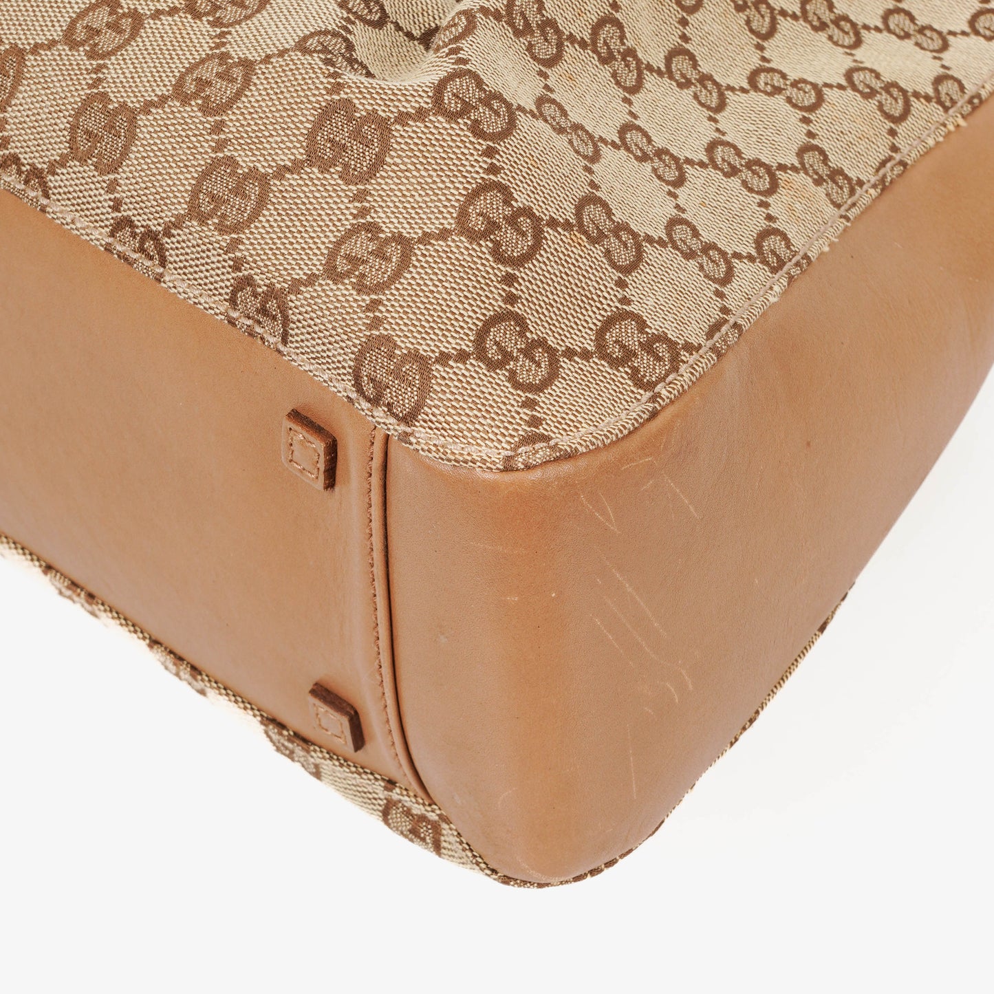 Gucci GG Canvas Beige Tote Bag