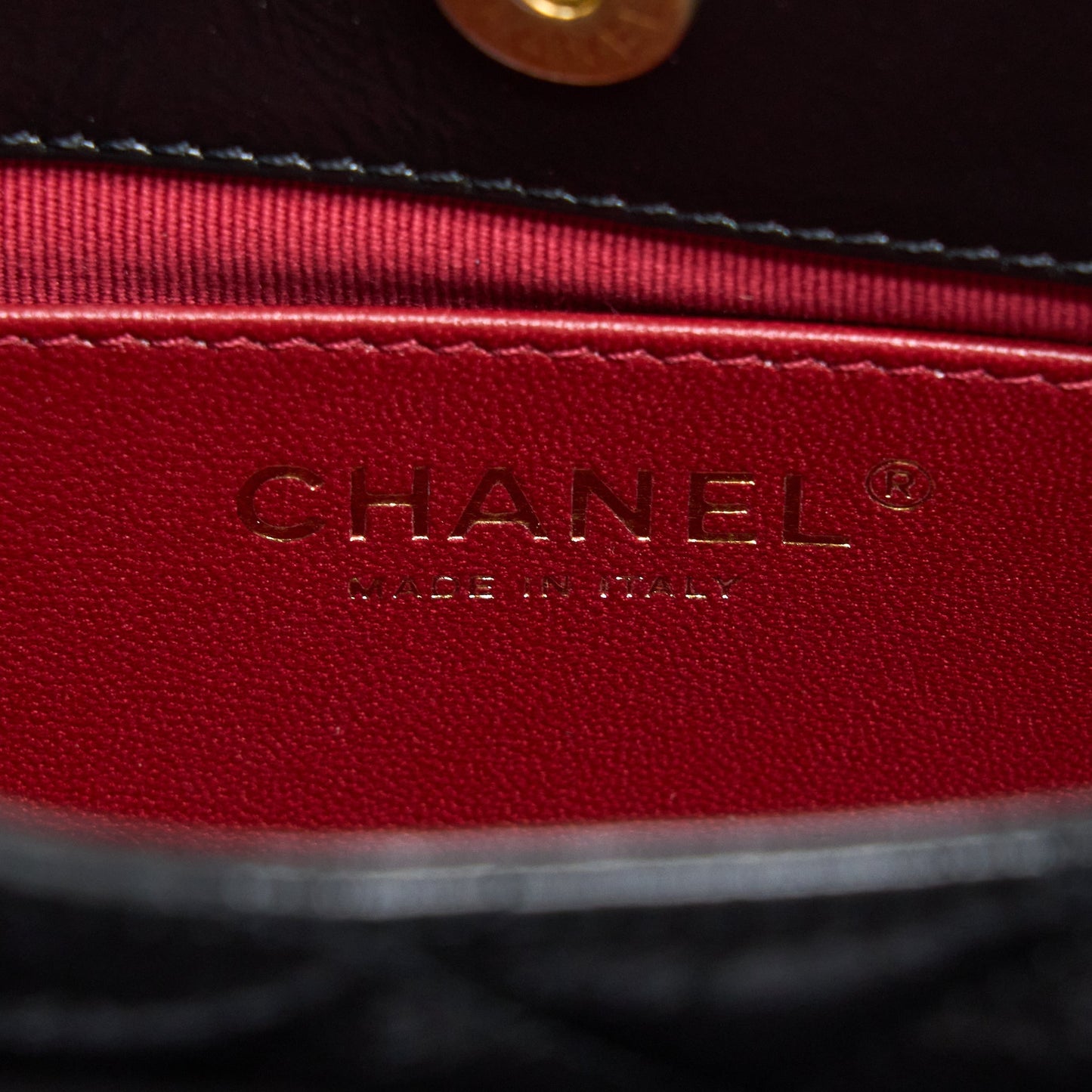 Chanel 23C Small Hobo Bag Shiny Calfskin Black Brushed  (Microchip)