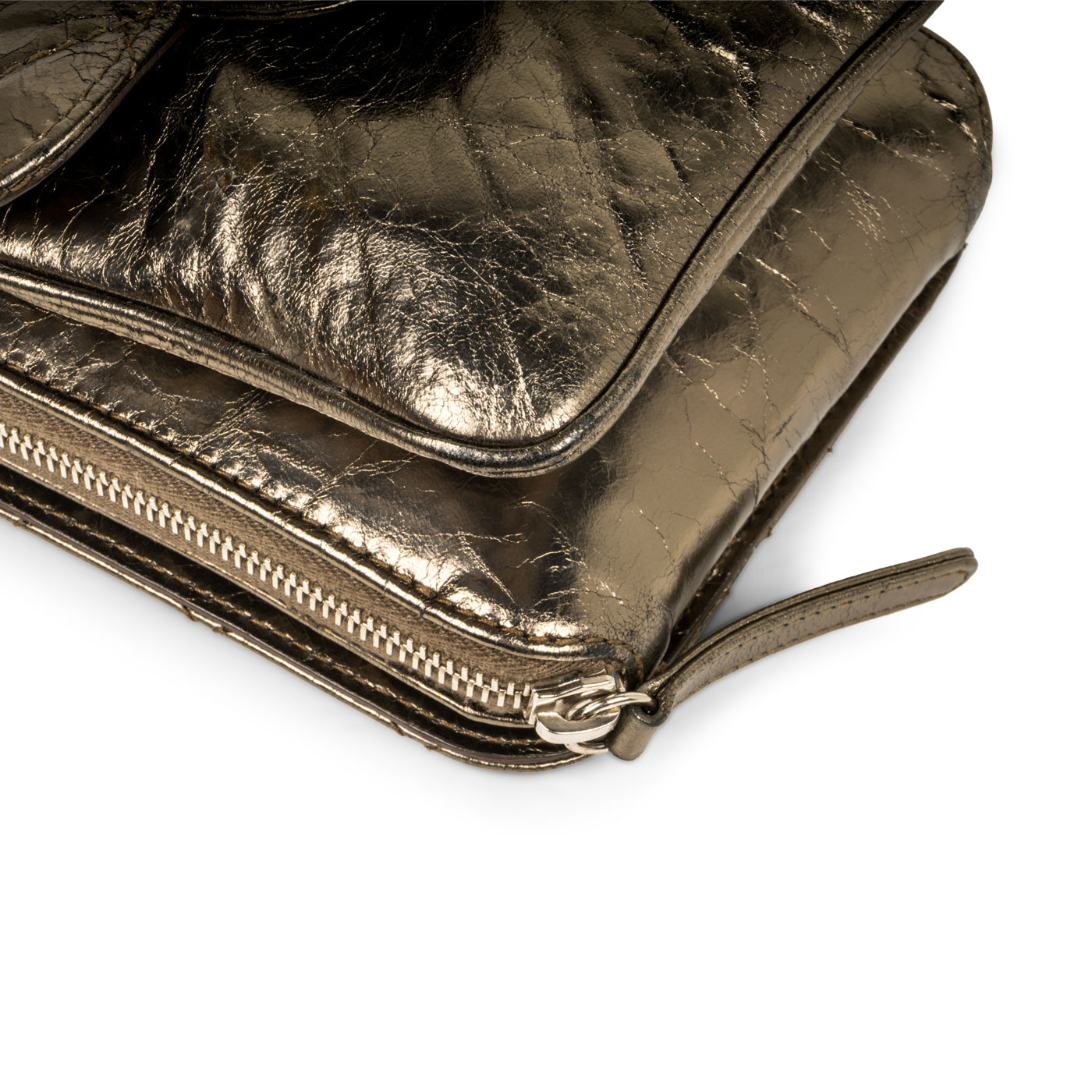 Chanel Metallic Crossbody Bag Calm