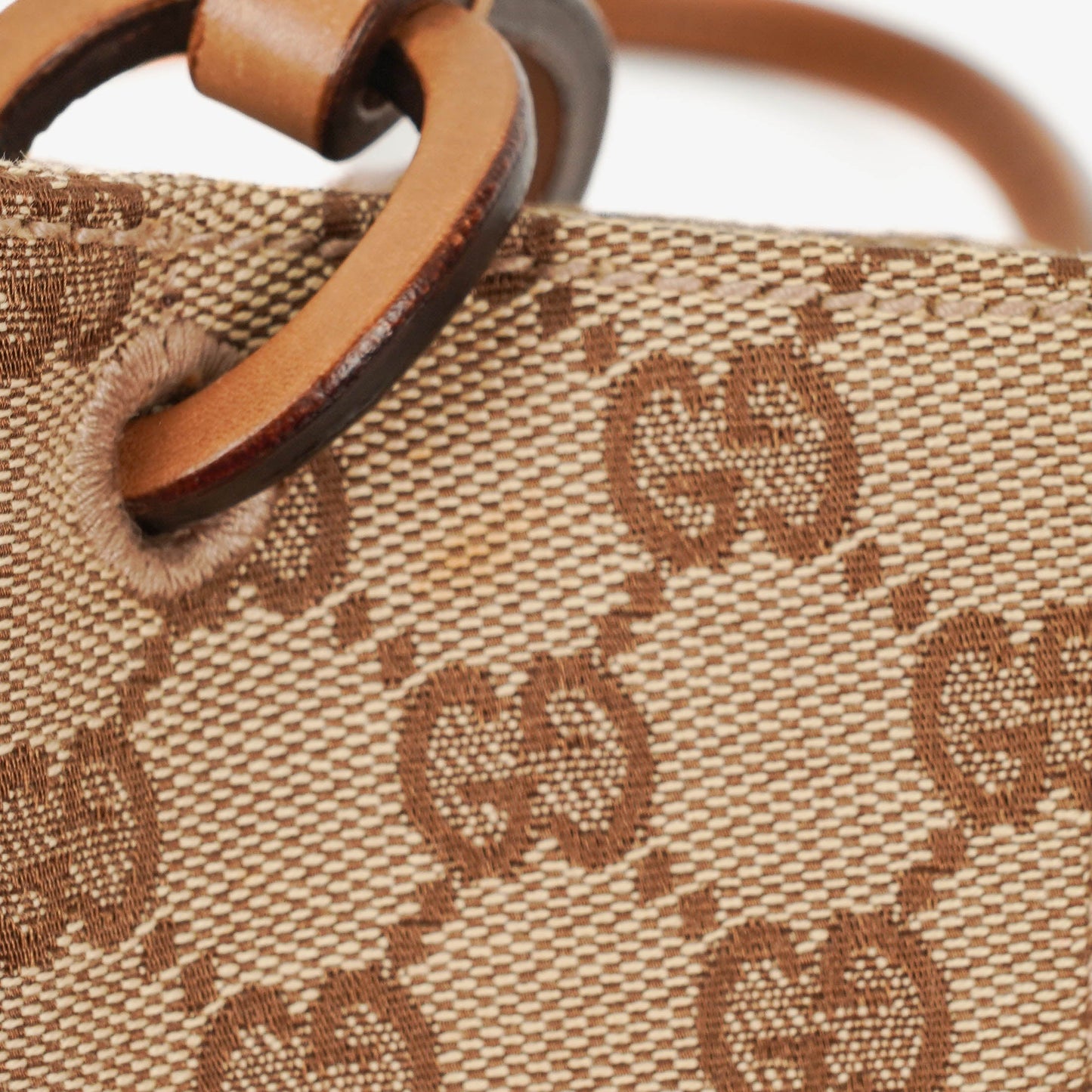 Gucci GG Canvas Beige Tote Bag