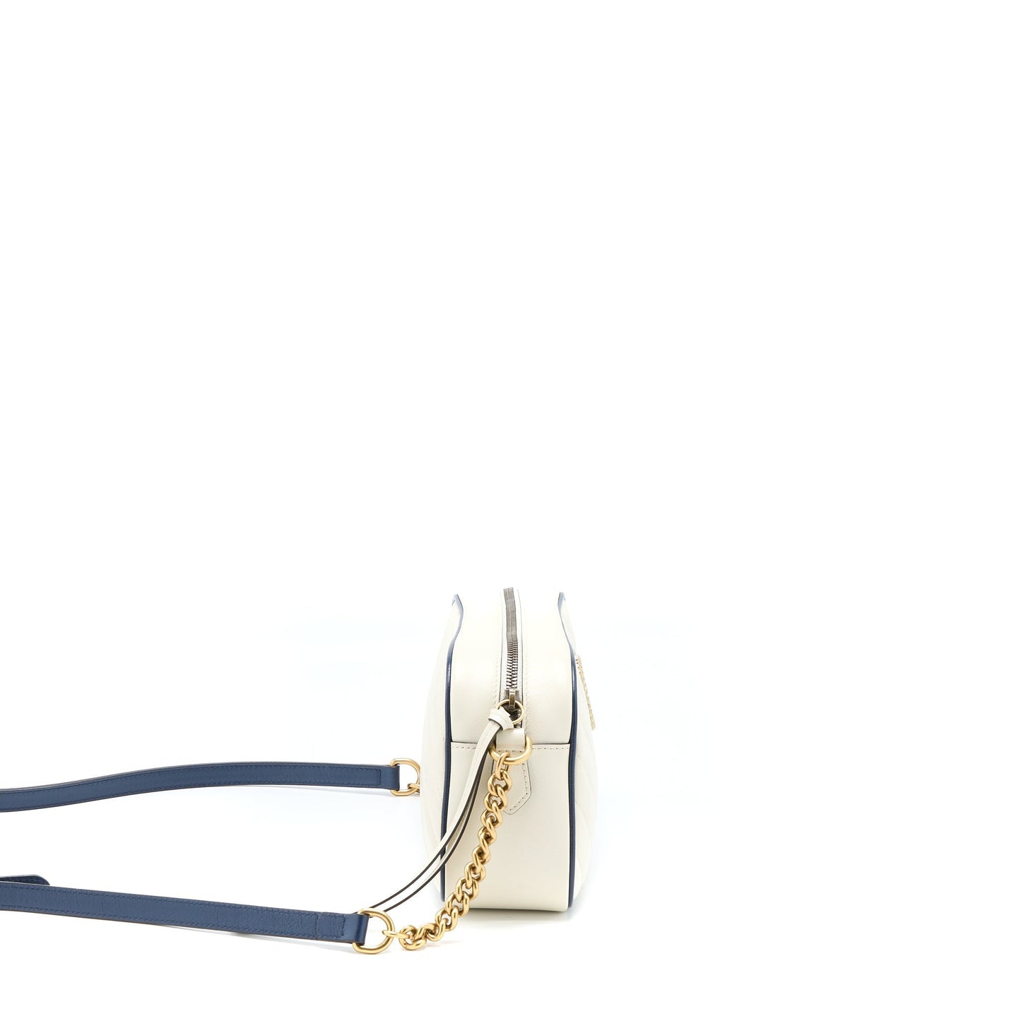 Gucci Marmont Camera Bag Calfskin White