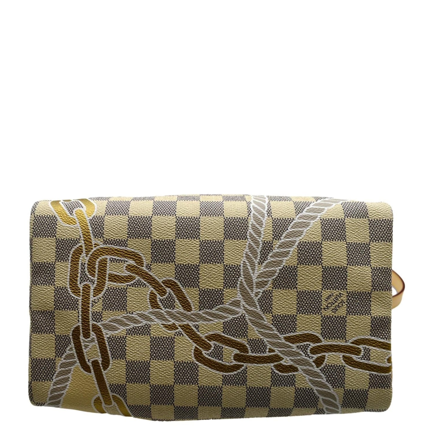 LOUIS VUITTON Nautical  25 Bandouliere Damier Azur Shoulder Bag White