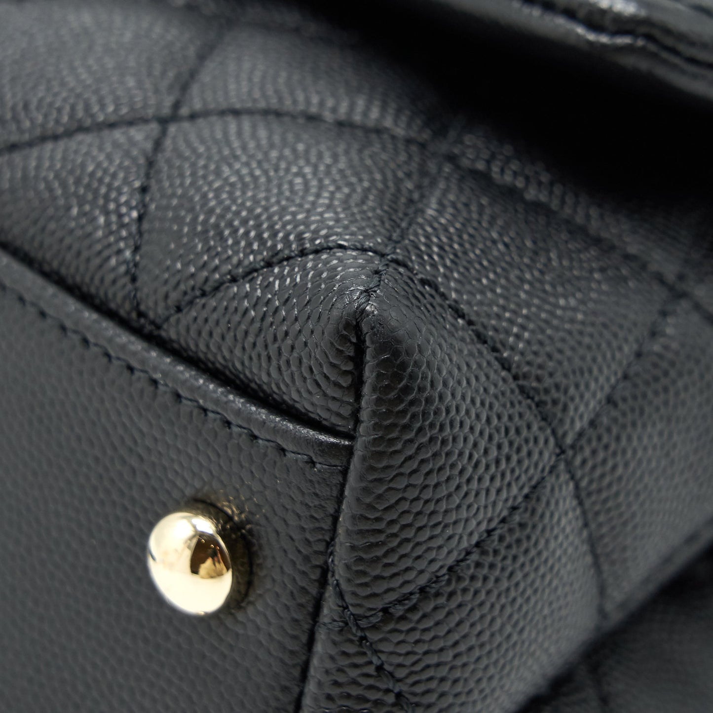 Chanel Coco Handle Extra Mini Caviar Black L