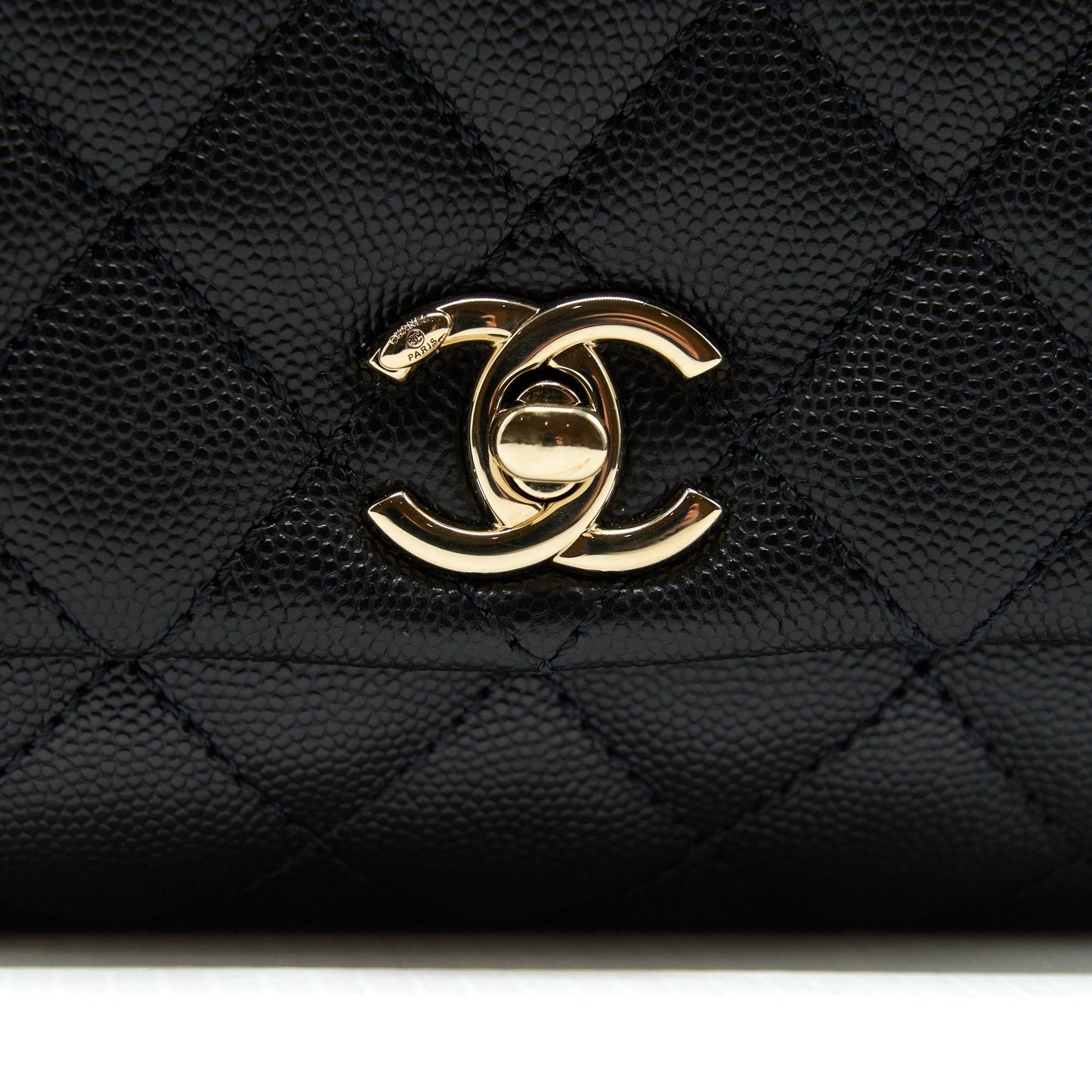 Chanel Coco Handle Extra Mini Caviar Black L