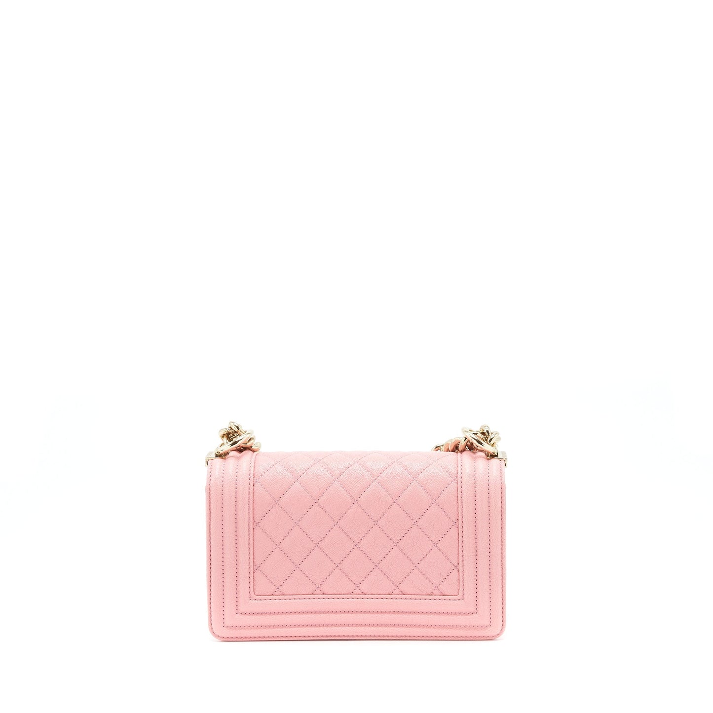 Chanel Small Boy Caviar Light Pink L