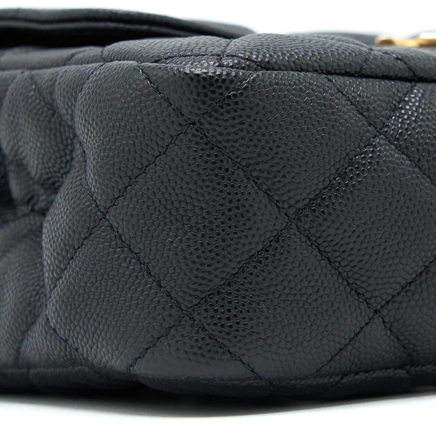 Chanel Small Hobo Bag Caviar Black  (Microchip)