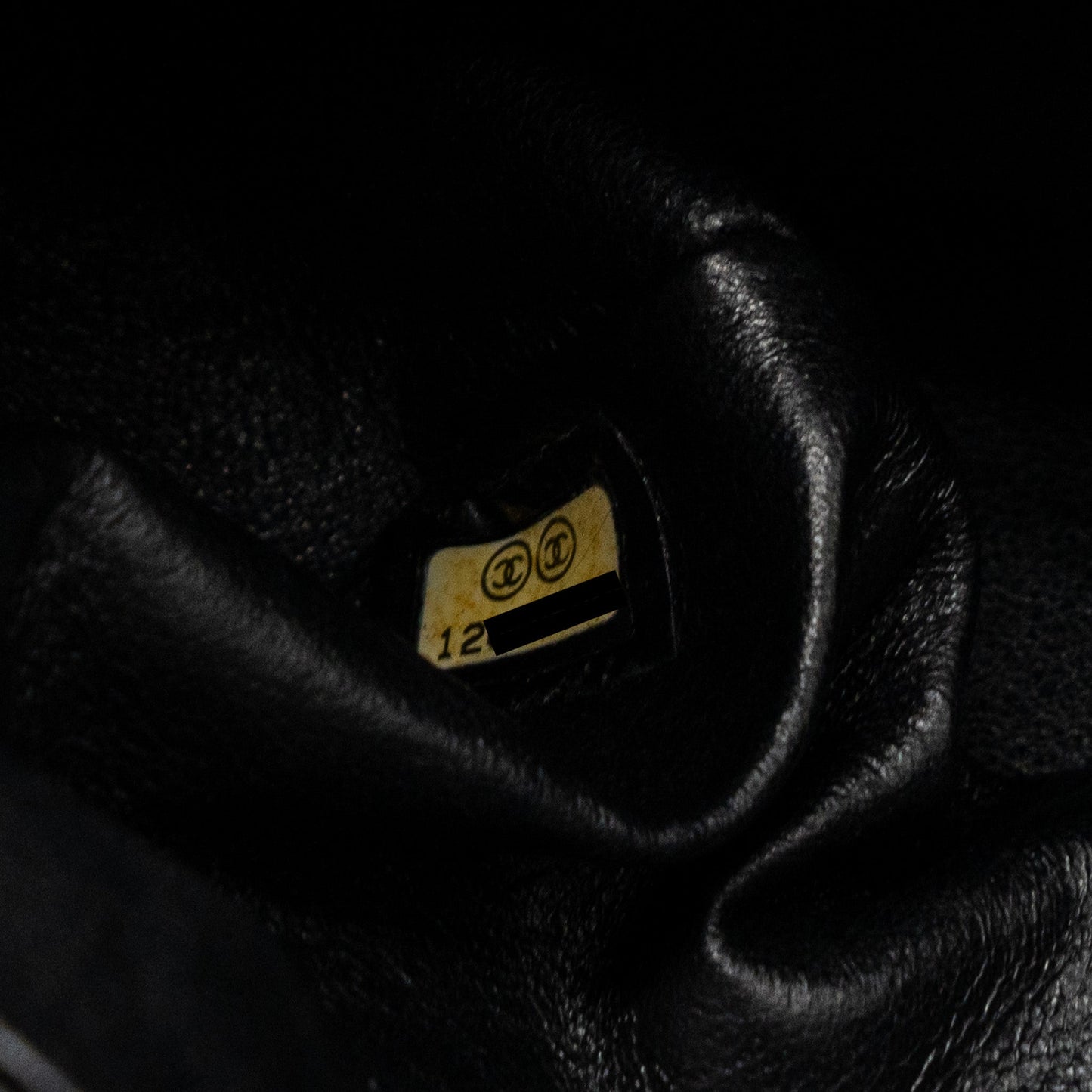 Chanel 2.55 226 Reissue Double Flap Bag Grained Calfskin Black