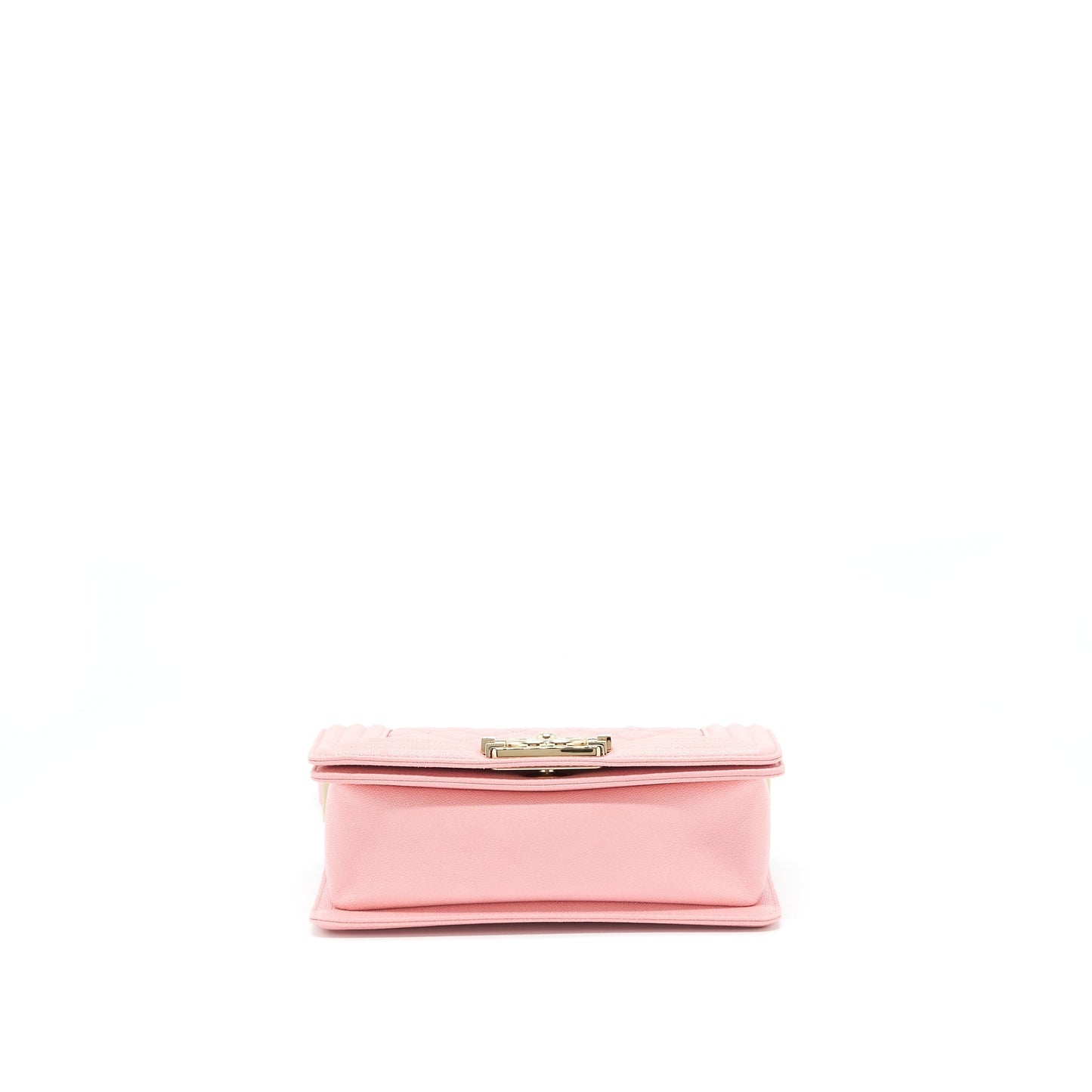 Chanel Small Boy Caviar Light Pink L